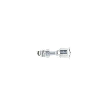 Parker 26 Series, Straight, -6 Male Tube O Swivel, -6 Hose, Steel 1S526-6-6